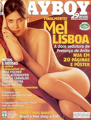 Mel Lisboa Nua Playboy