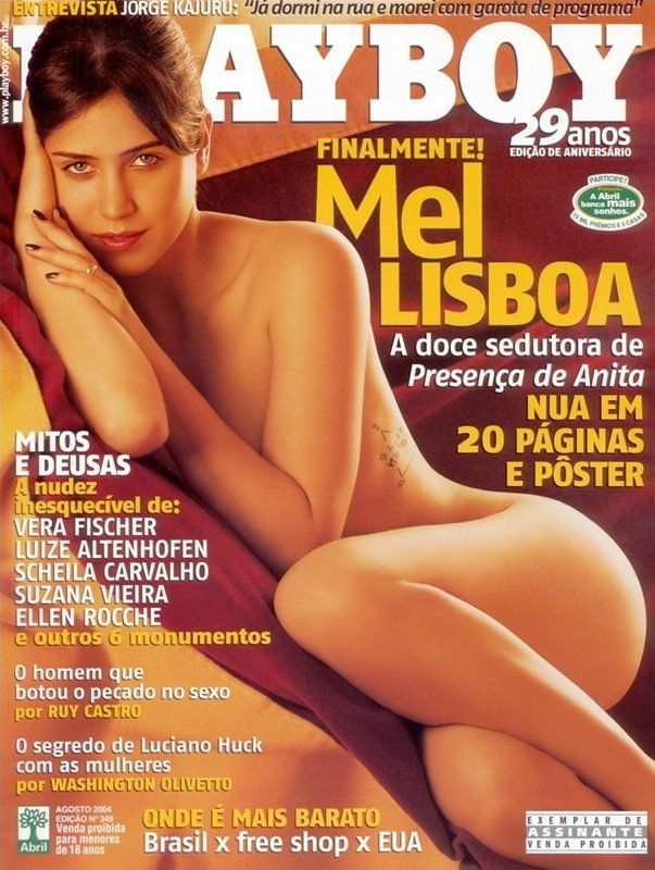 Mel Lisboa Pelada na Playboy