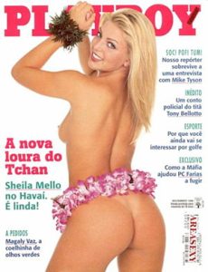 Sheila Mello pelada na Playboy Grátis