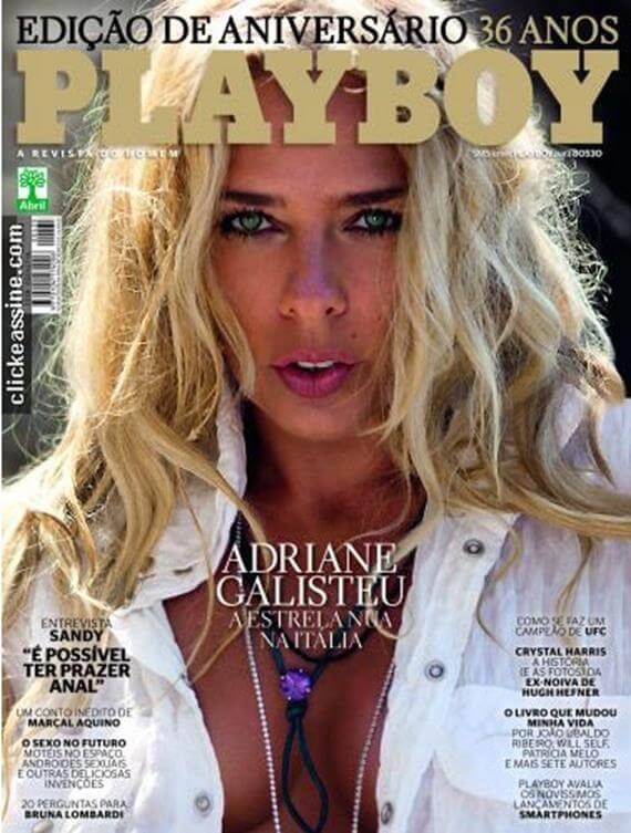 Adriane Galisteu pelada na Playboy Grátis