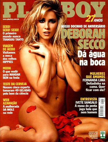 Deborah Secco pelada na Playboy
